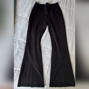 Flare Leggings with Front Slit